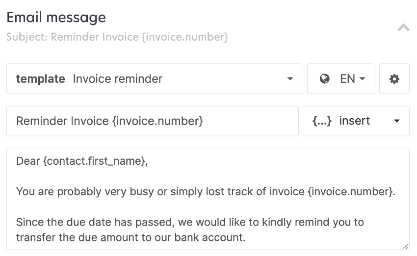 Prompt Clients to Pay with a Friendly Reminder